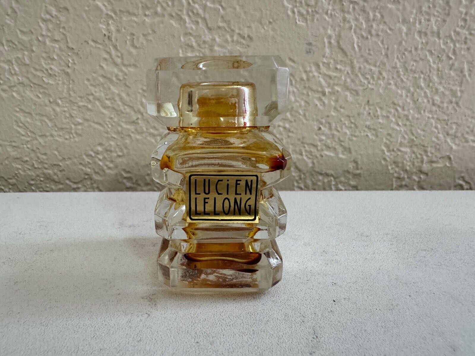 Vintage Lucien Lelong Mon Image 1/4 Oz Perfume Bottle Only