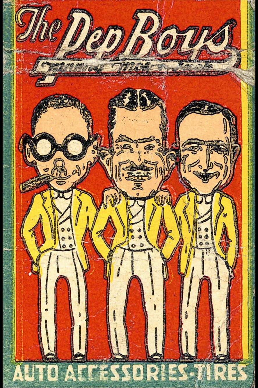 🎩 Pep Boys Vintage Ad Poster 1930s - 24x36” Hi-Res💎 Print - 200 GSM Paper🗞️