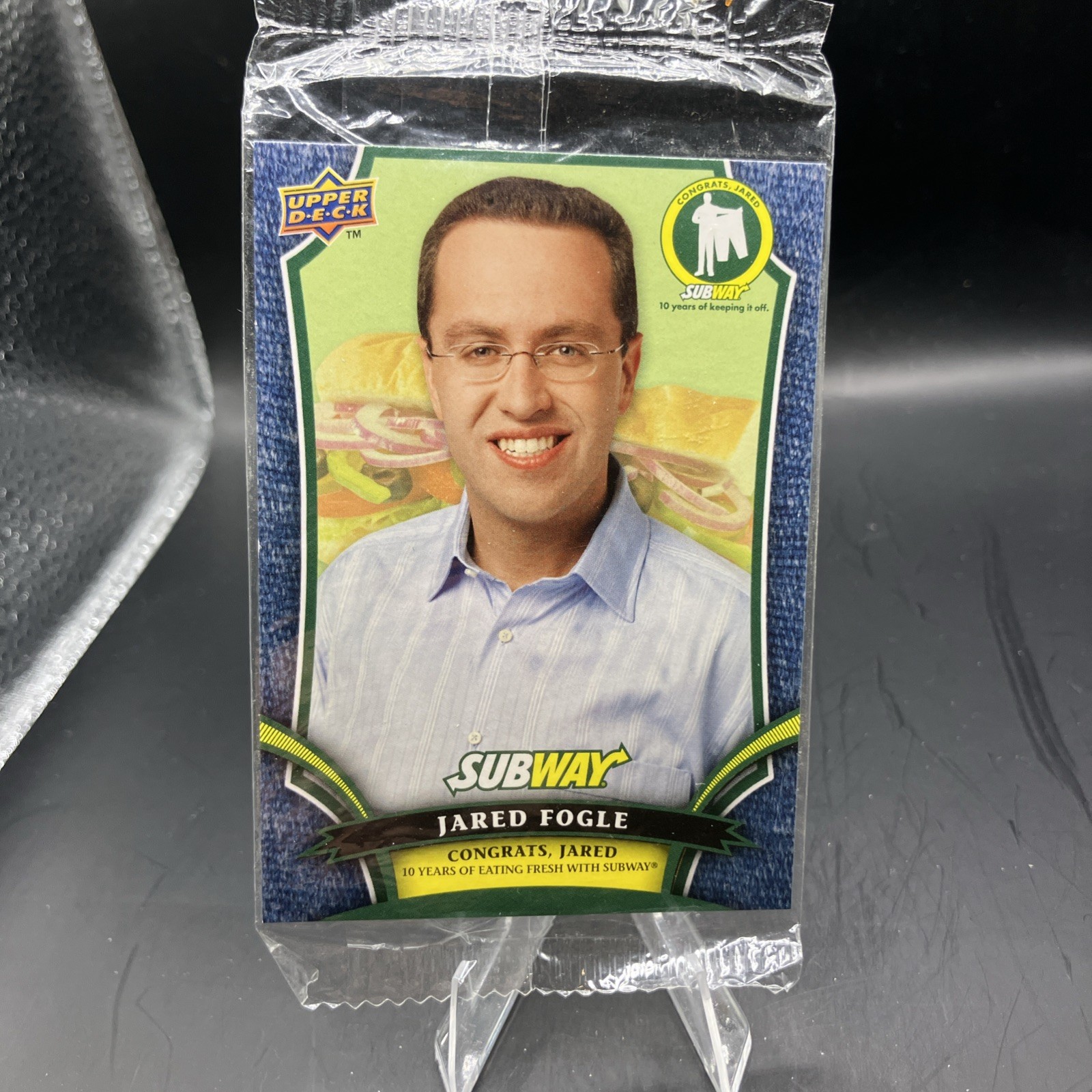 2008 Upper Deck JARED FOGLE RC SUBWAY PORTRAIT Promo EXTREMELY RARE new in wrap