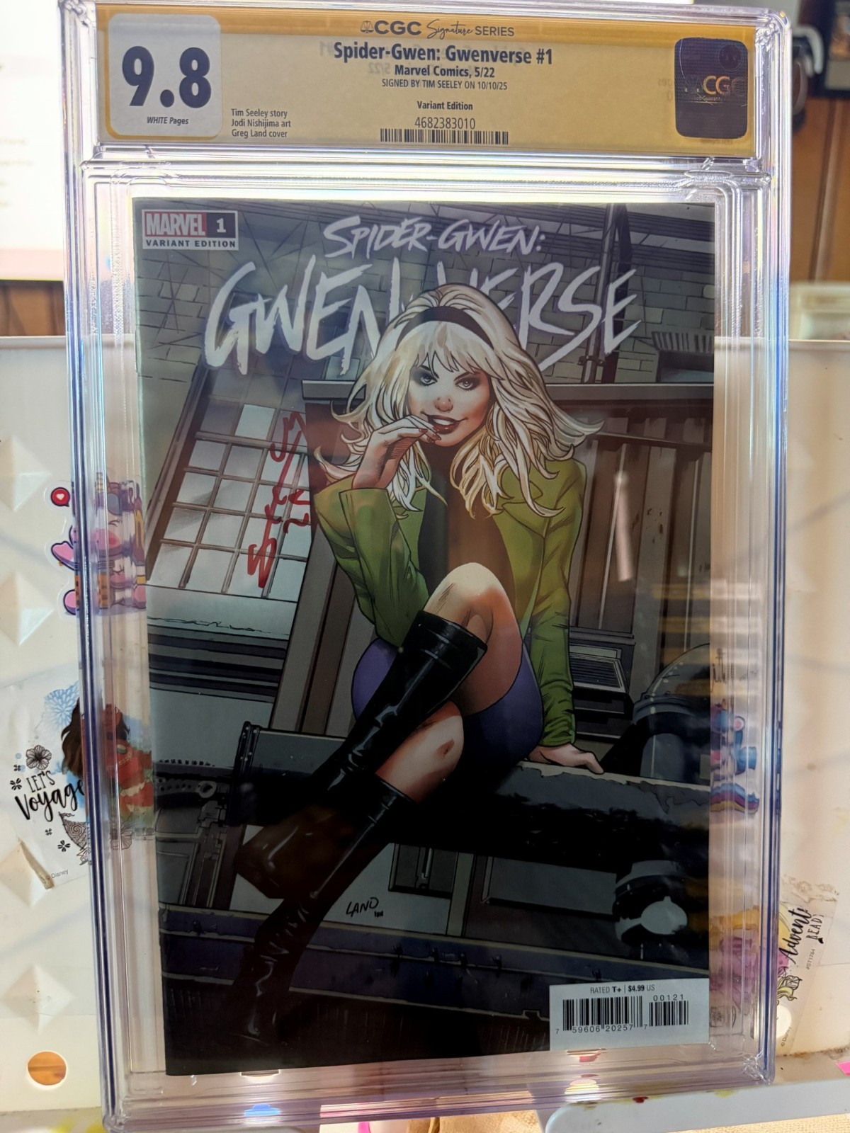 Spider-Gwen Gwenverse #1 CGC 9.8 Signature Series Signed Tim Seeley Variant 2022