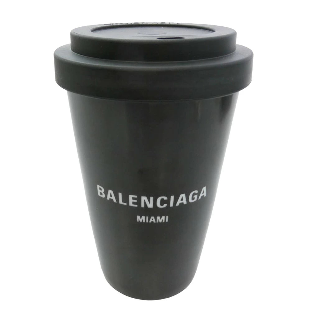 Balenciaga Miami Coffee Cup Tumbler Logo Black Porcelain 145cm (Ages 14+)