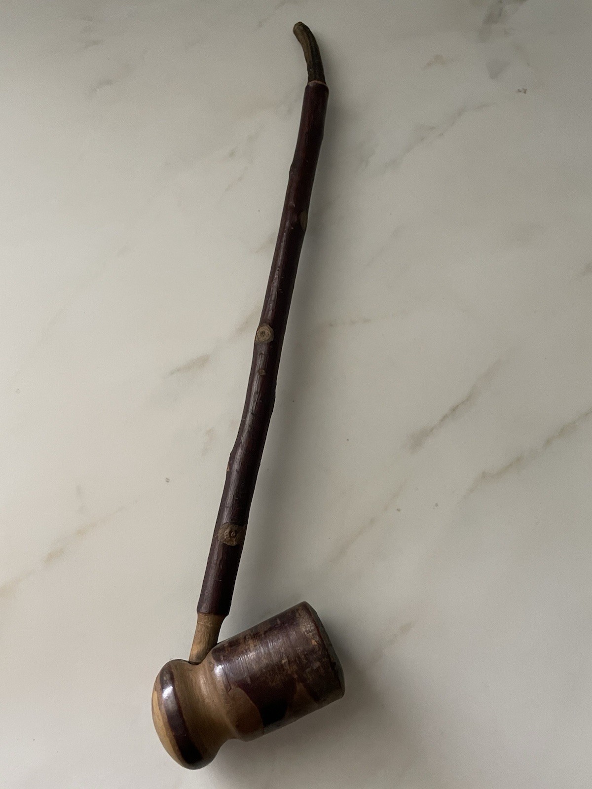 Antique Wood Tobacco Pipe