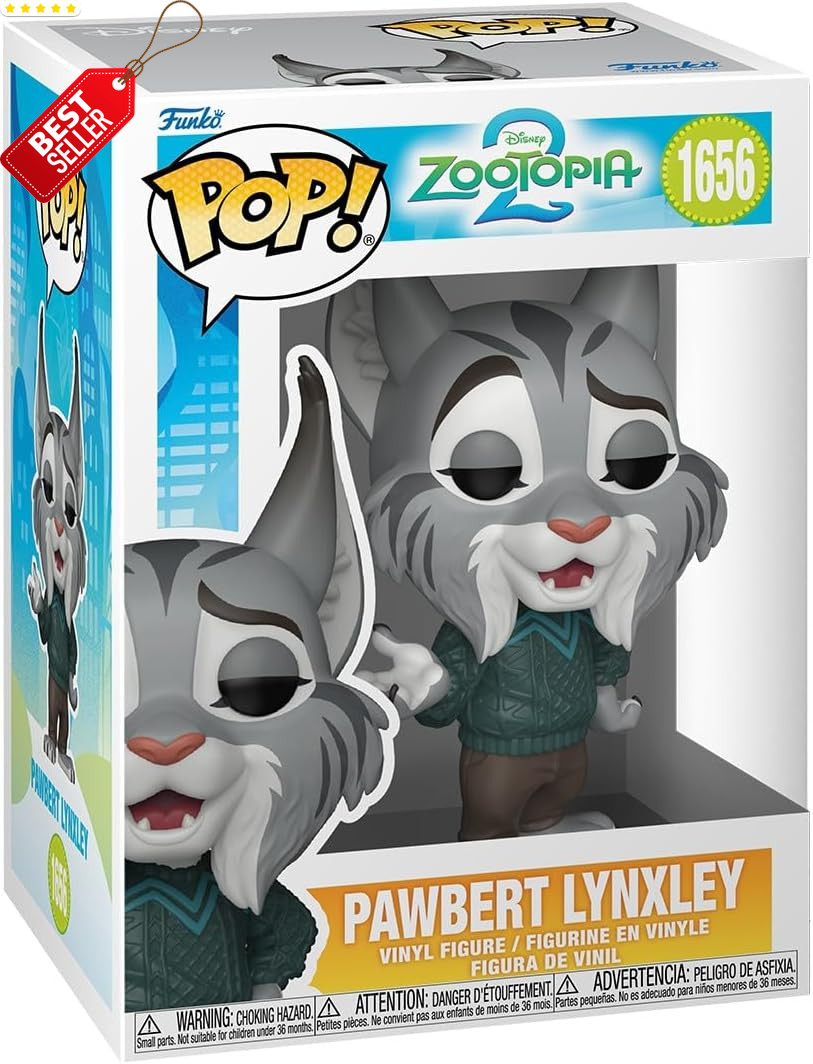 Zootopia 2 Pawbert Lynxley Funko Pop Vinyl Figure Collectible - US