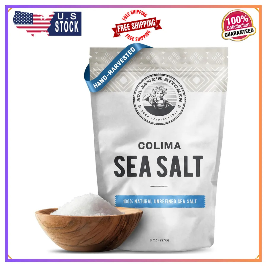 Ava Jane\'s Kitchen Colima Coarse Sea Salt, 227 Servings