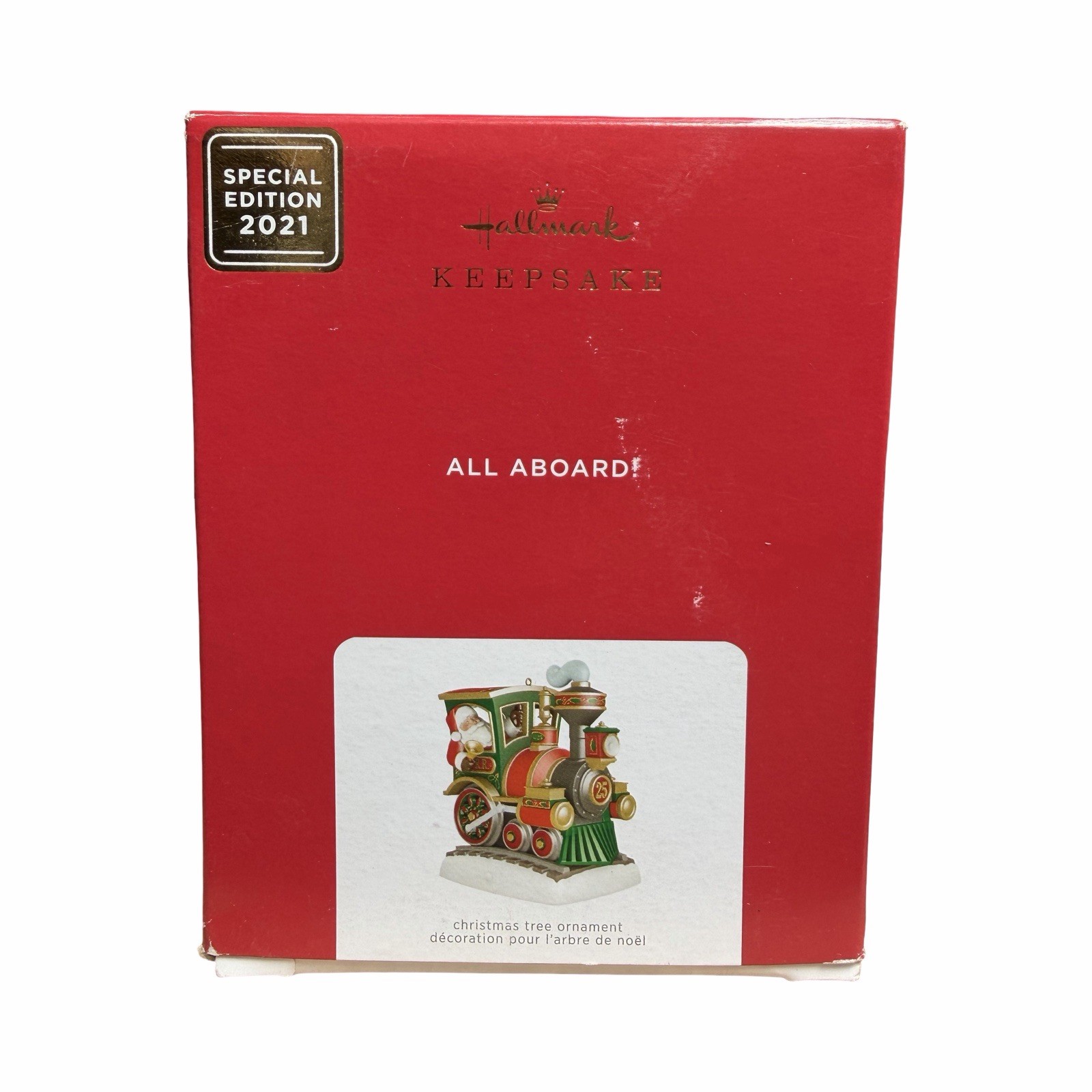 2021 Hallmark All Aboard Ornament - Santa Magic Express Train - Special Edition