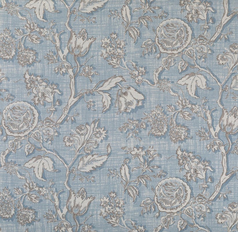 Marvic Classic Floral Print Uphol Fabric- Jacaranda / Bleu 2.50 yds 7256-2 Marvic Classic Floral Print Uphol Fabric- Jacaranda / Bleu 2.50 yds 7256-2