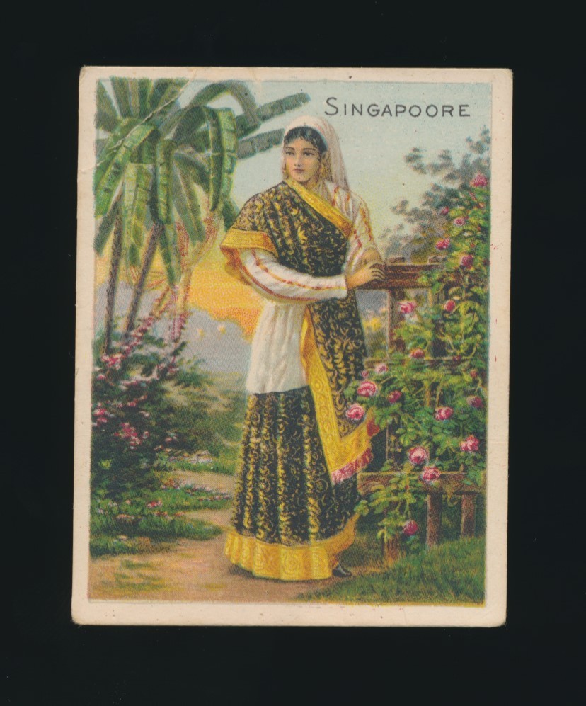 1911 T52 Helmar Cigarettes COSTUMES & SCENERY -SINGAPORE