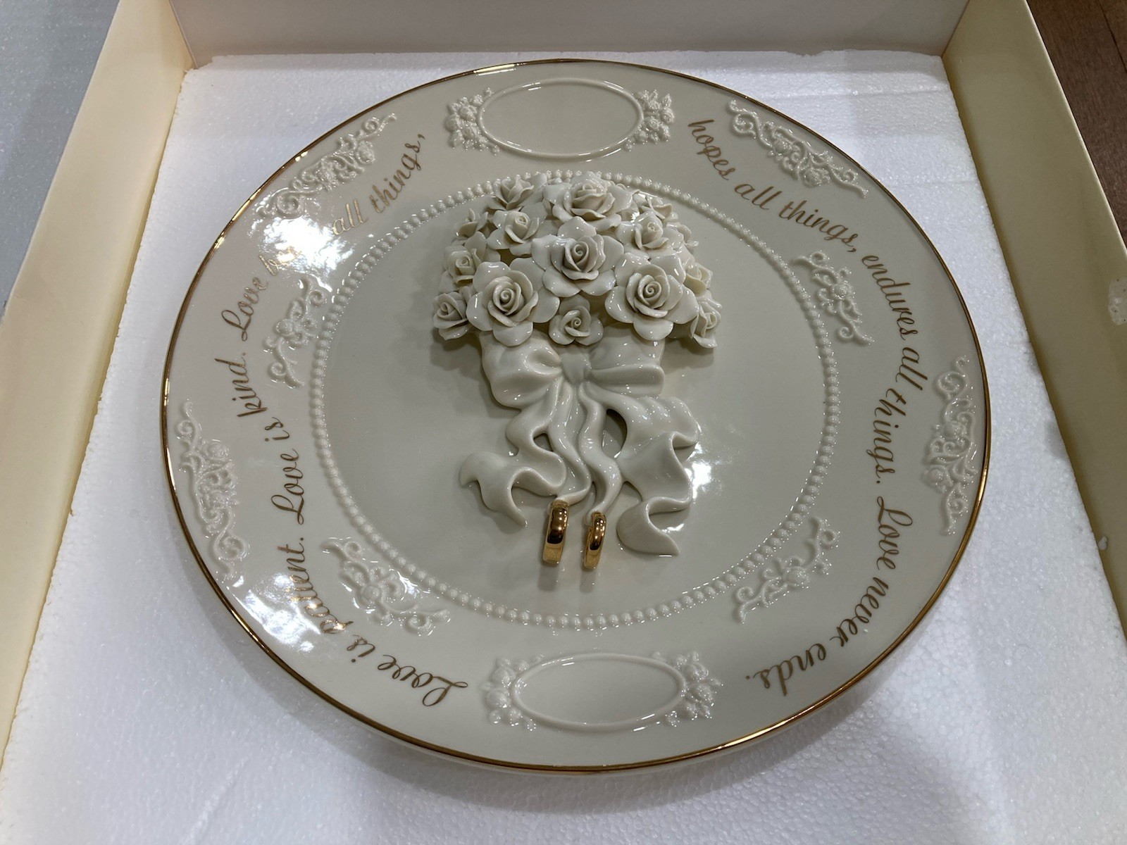 Lenox United In Love Wedding Plate