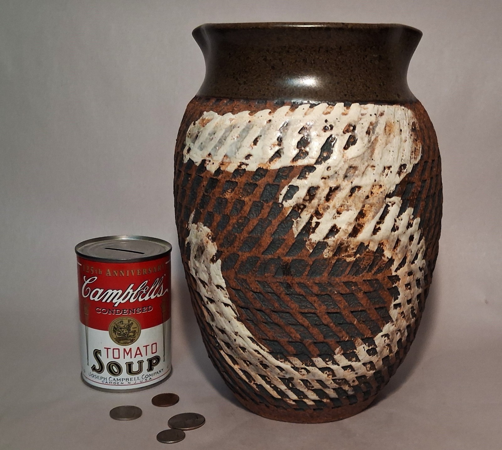 \'80 SPOKANE washington vtg studio art pottery vase Taylor mcm seattle stoneware