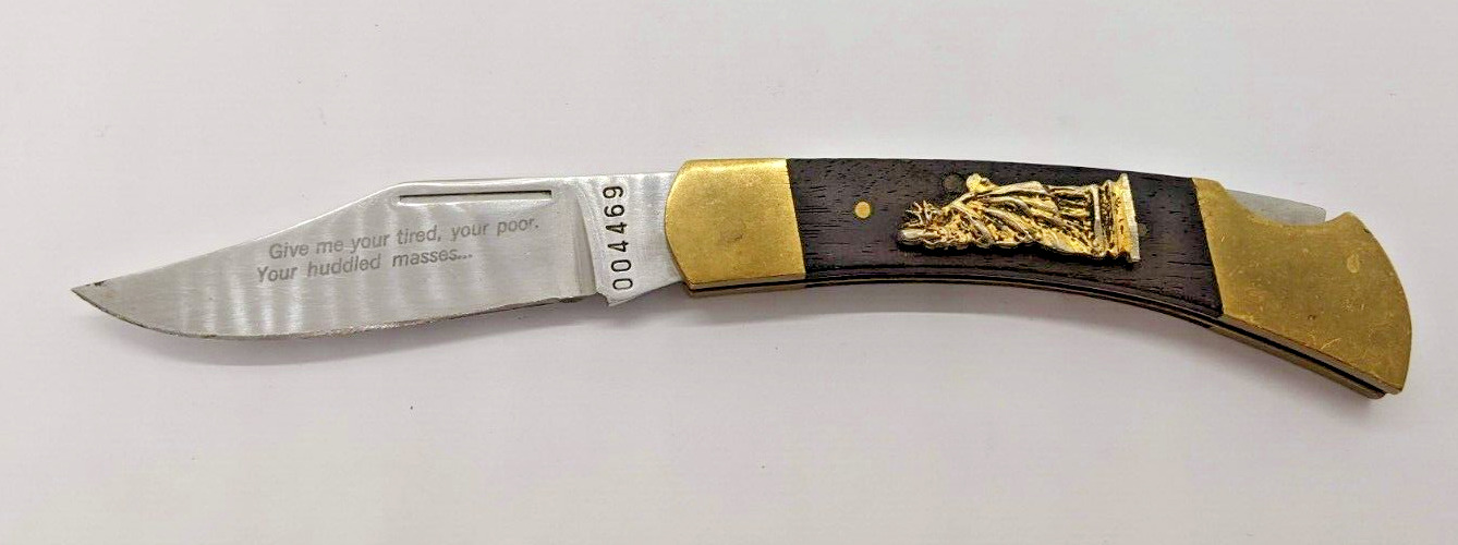 Vintage 1886-1986 Limited Edition 004469 Plain Edge Folding Pocket Knife