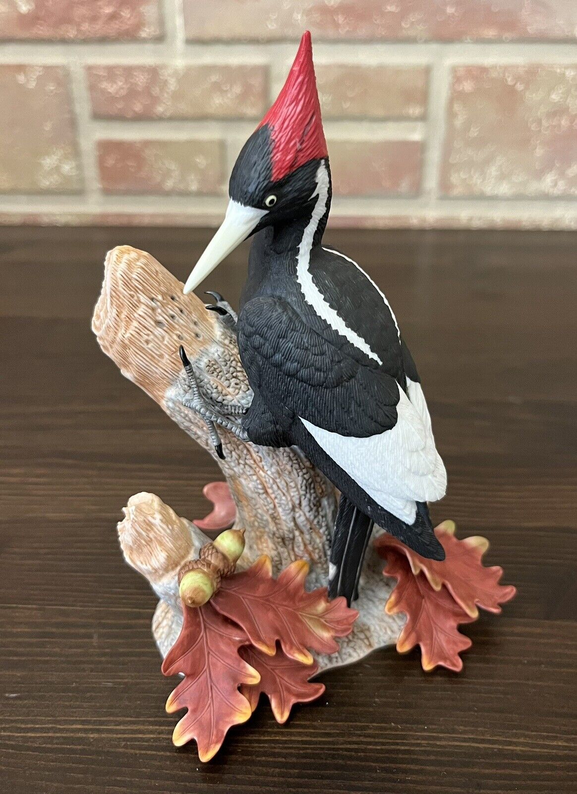 Lenox Garden Bird Series 1999 Ivory Billed Woodpecker Figurine
