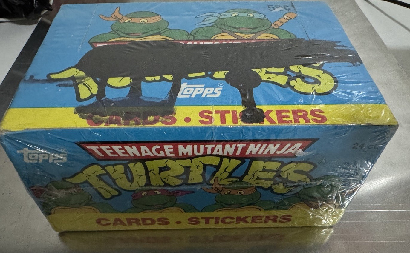 1989/90 Topps Teenage Mutant Ninja Turtles Series 1 Sealed 24 Pack Booster Box
