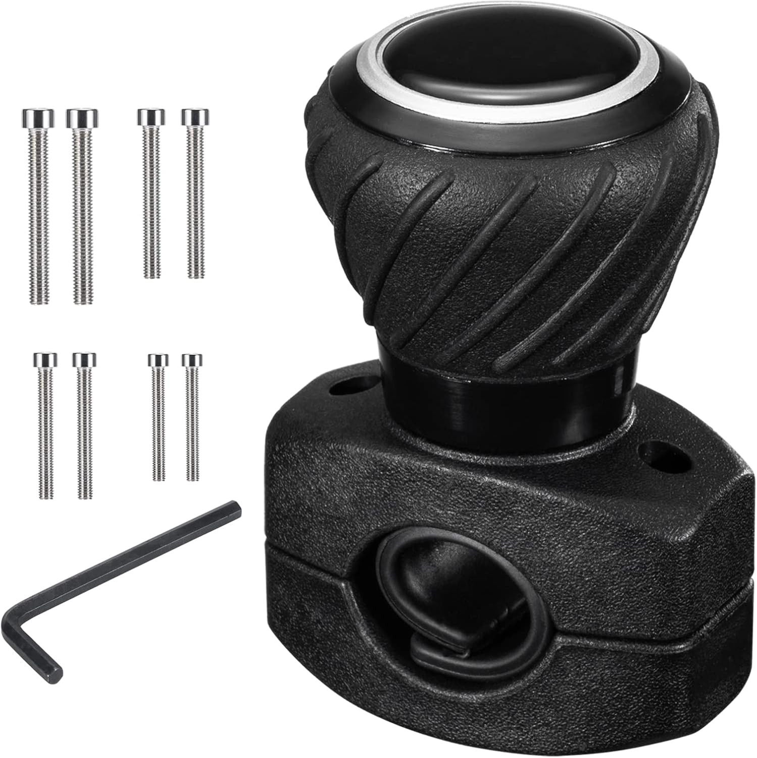 Spurtar Steering Wheel Knob, Universal Car Suicide Knob Power Handle Spinner Fit