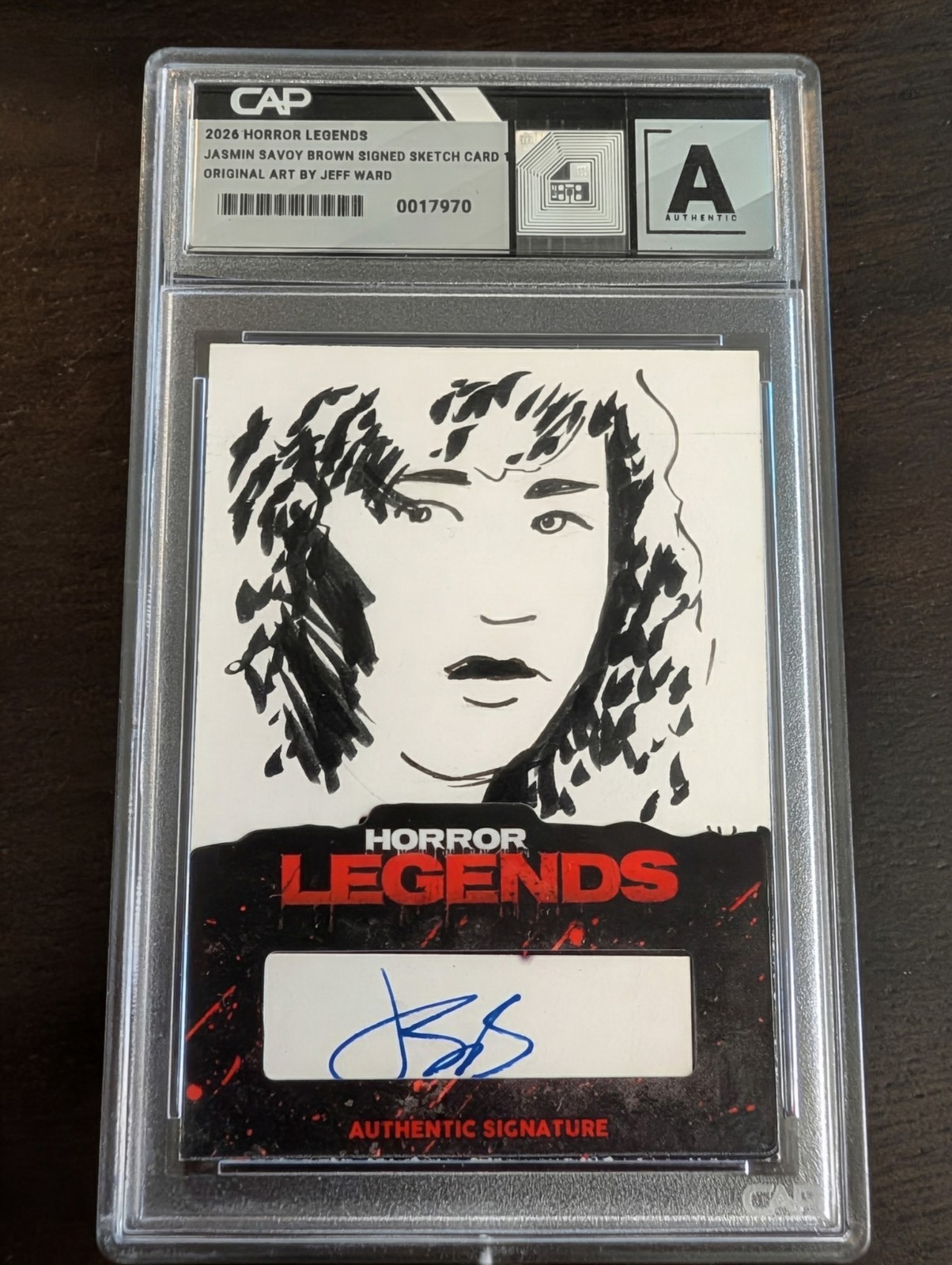Horror Legends Jasmin Savoy Brown (Scream) Sketch By Jeff Ward 1/1 Horror Legends Jasmin Savoy Brown (Scream) Sketch By Jeff Ward 1/1