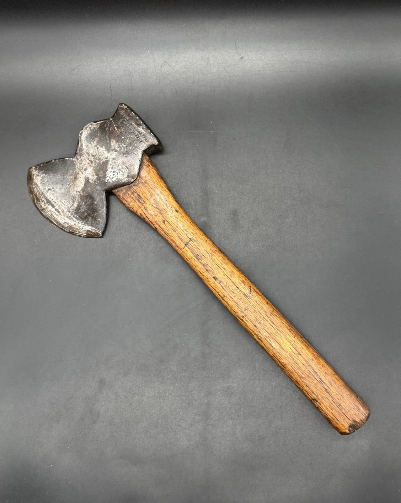 Vintage C.Hammond No. 10 Broad Hewing Hatchet Axe Offset Right Hand Single Bevel