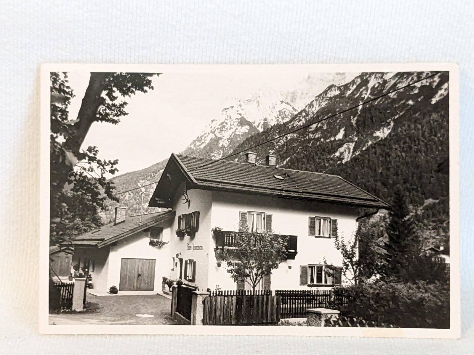 Postcard Germany Haus Jennewein Mittenwald Koberl RPPC Alps Bavaria A8 Postcard Germany Haus Jennewein Mittenwald Koberl RPPC Alps Bavaria A8