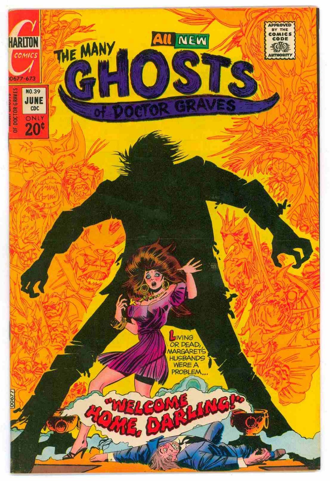 All New MANY GHOSTS OF DOCTOR GRAVES #39 VF 8.0 CHARLTON COMICS June 1973 All New MANY GHOSTS OF DOCTOR GRAVES #39 VF 8.0 CHARLTON COMICS June 1973