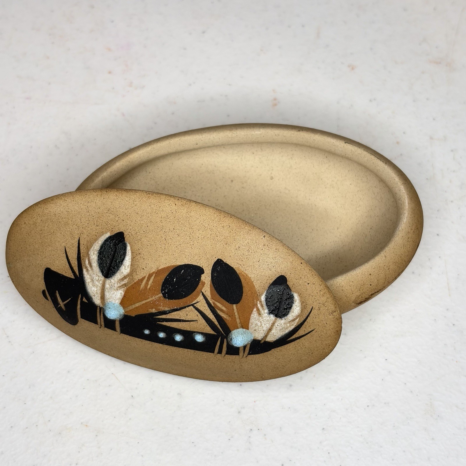Vintage 1993 Betty Selby #302 Southwestern Pueblo Pottery Trinket Jewelry Box