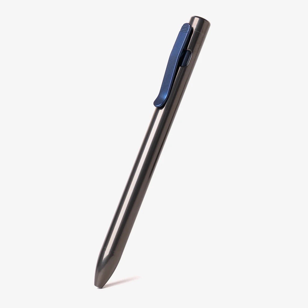 Tactile Turn Limited Release Dark Tumble Ti Clip Action Pen Standard 5.6”