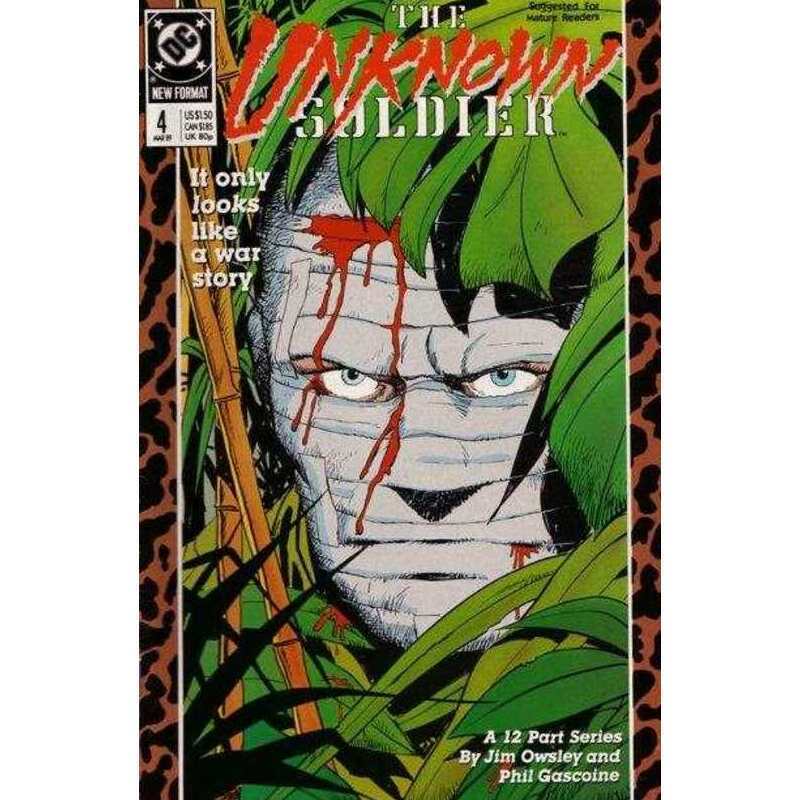 Unknown Soldier #4  - 1988 series DC comics NM minus Full description below [s^