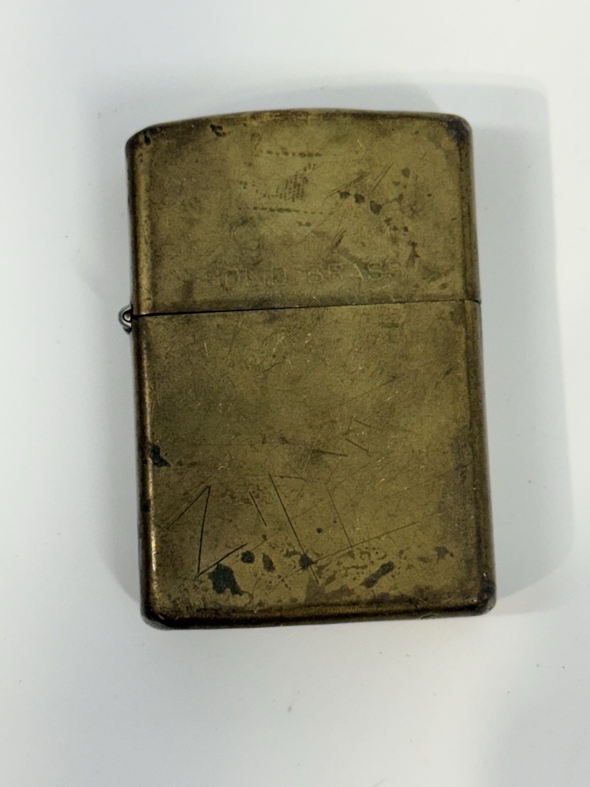 Vintage 1992 Zippo Solid Brass Lighter Patina Finish Bradford PA USA Untested Vintage 1992 Zippo Solid Brass Lighter Patina Finish Bradford PA USA Untested