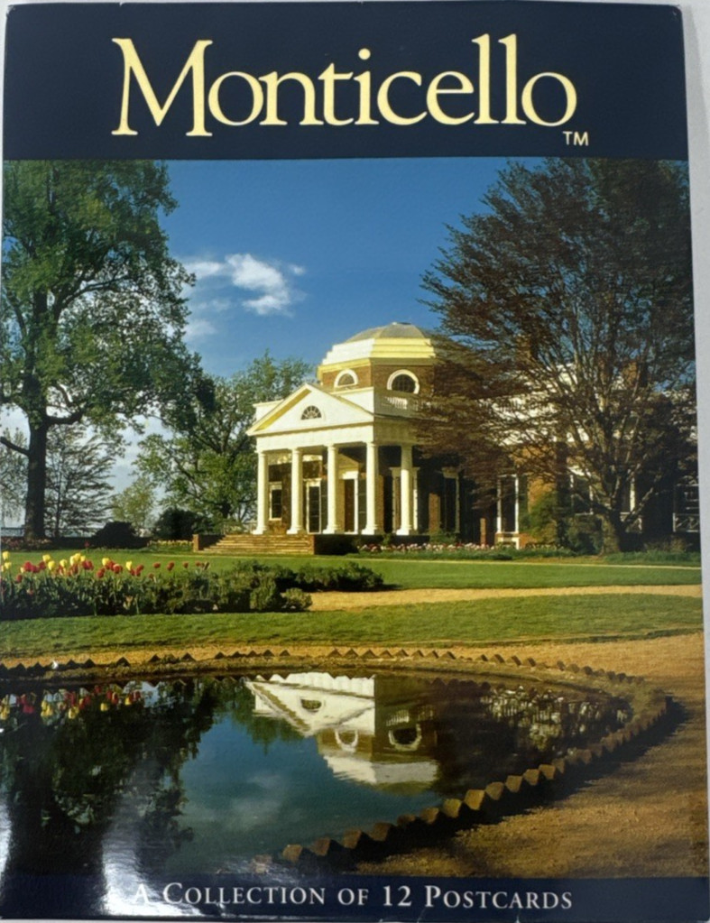 Monticello Collection of 12 Postcard Prints – Thomas Jefferson’s Home