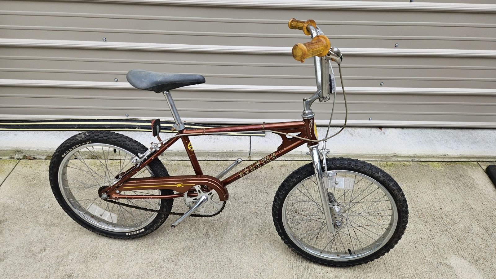 Vintage 1981 Schwinn Scrambler 36/36 Bmx Bicycle Original 