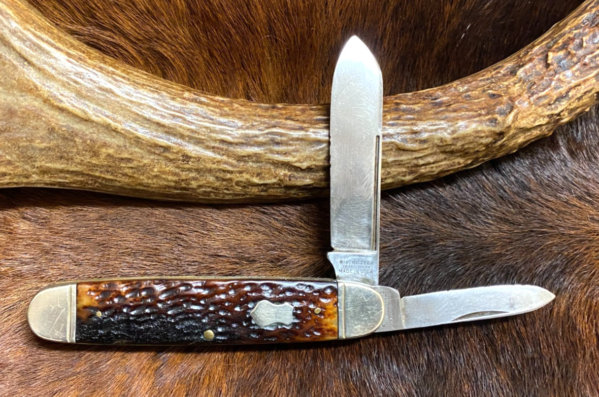 Winchester, Trademark, USA., 2878 Equal End Texas Jack Pattern Knife, 4 1/4\