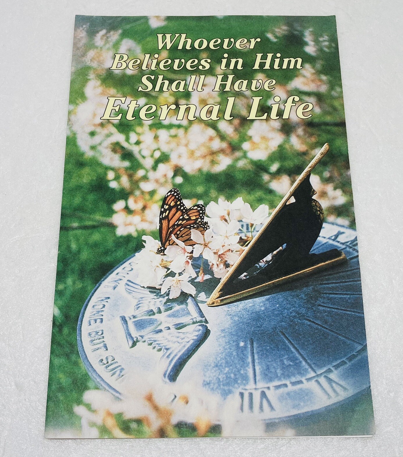 Vintage Easter Art Print “Whoever Believes In Him Shall Have Eternal Life” P4