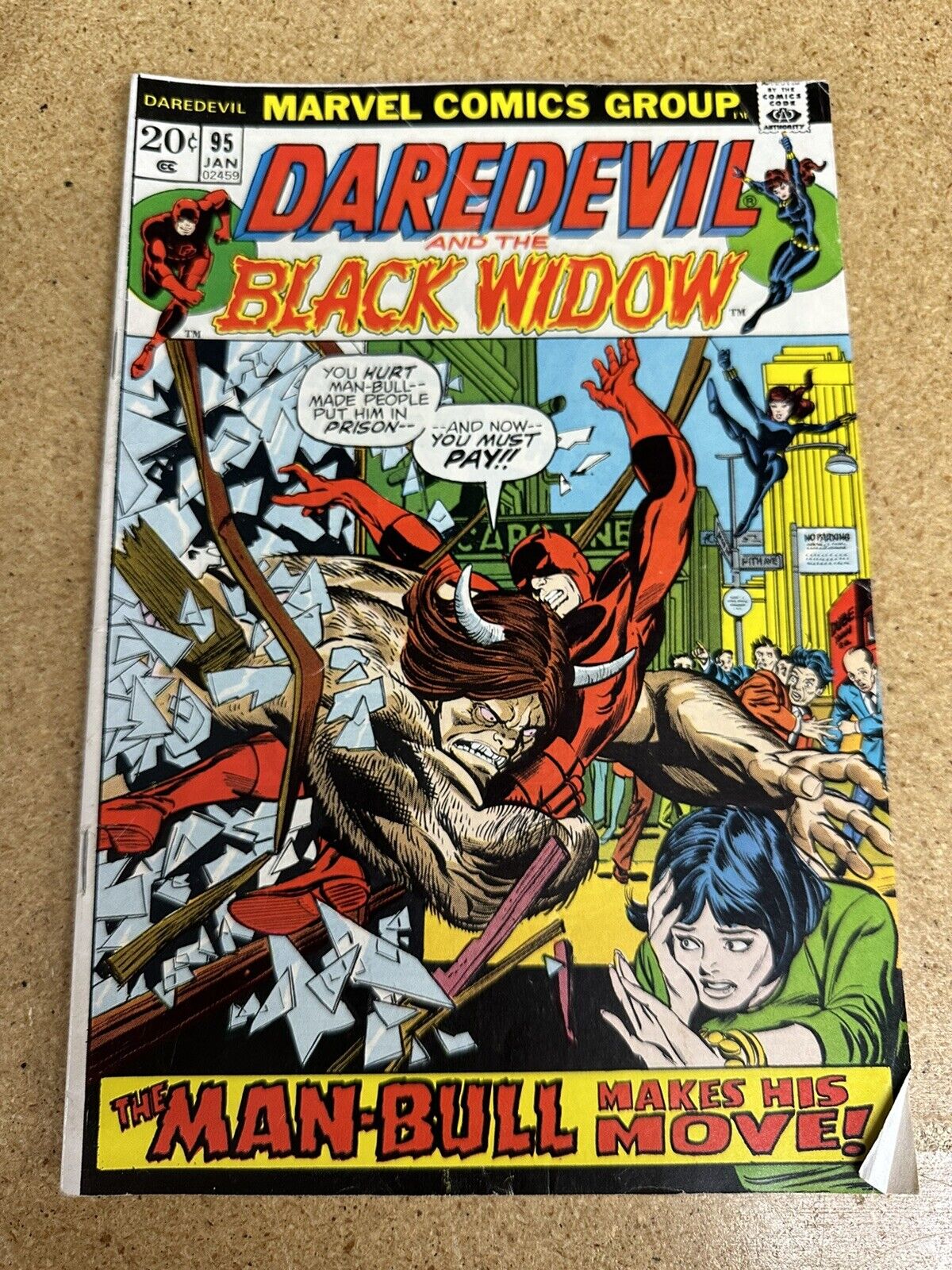 Daredevil and the Black Widow 95 (Daredevil #95) 1974 Marvel Comics