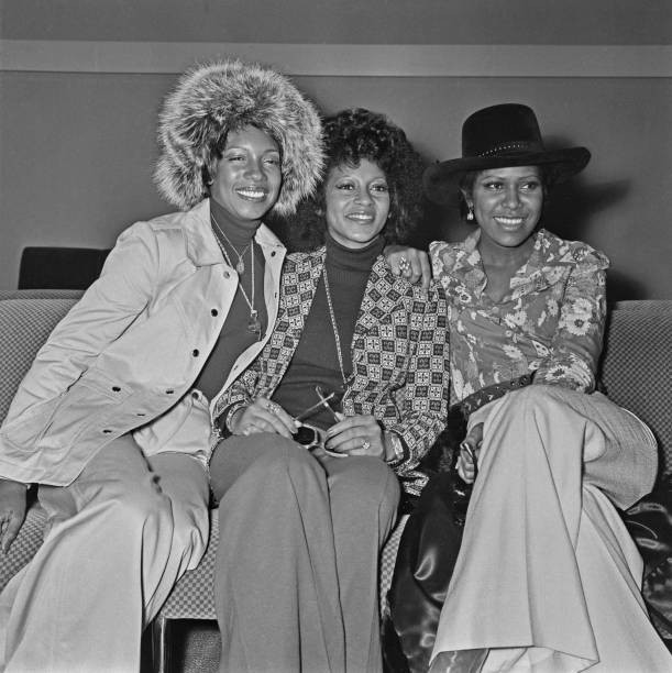 American female singing group The Supremes UK 9th March 1973 From - Old Photo