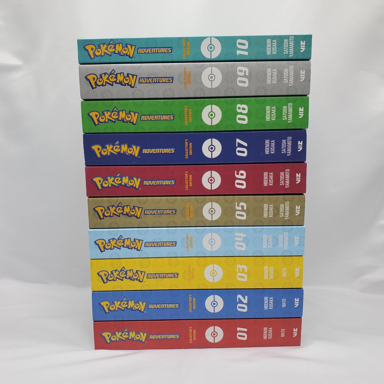Pokemon Adventures Collector's Edition Manga Vol 1-10  English Viz Complete Set 