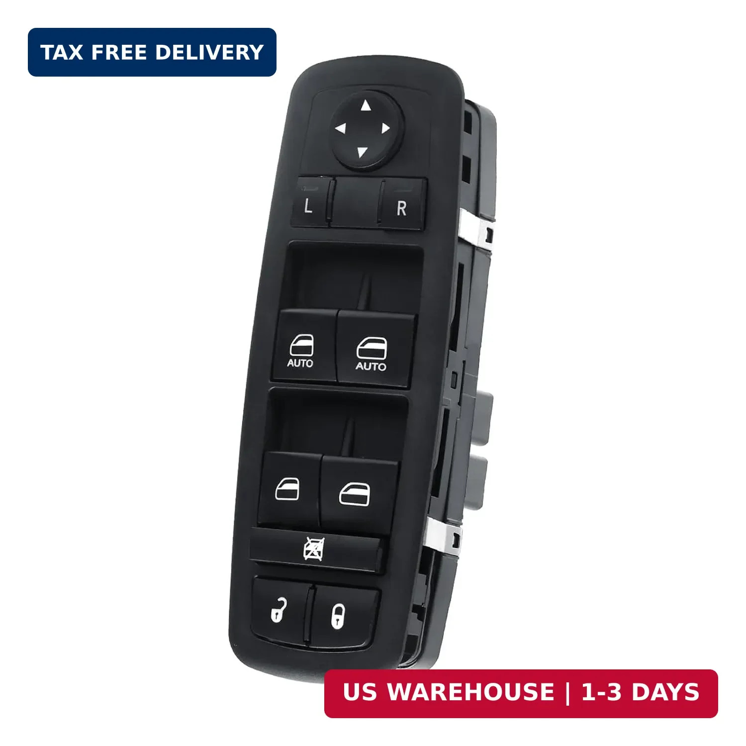 Master Power Window Control Switch | Front Driver Side | 11 Pins | Compatible wi