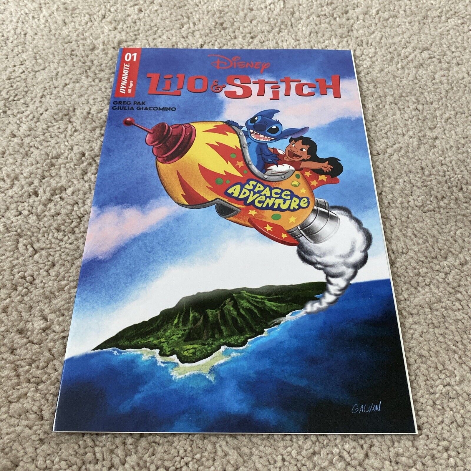 Disney\'s Lilo & Stitch #1 Bill Galvan Variant WhatNot Con 2024 Exclusive