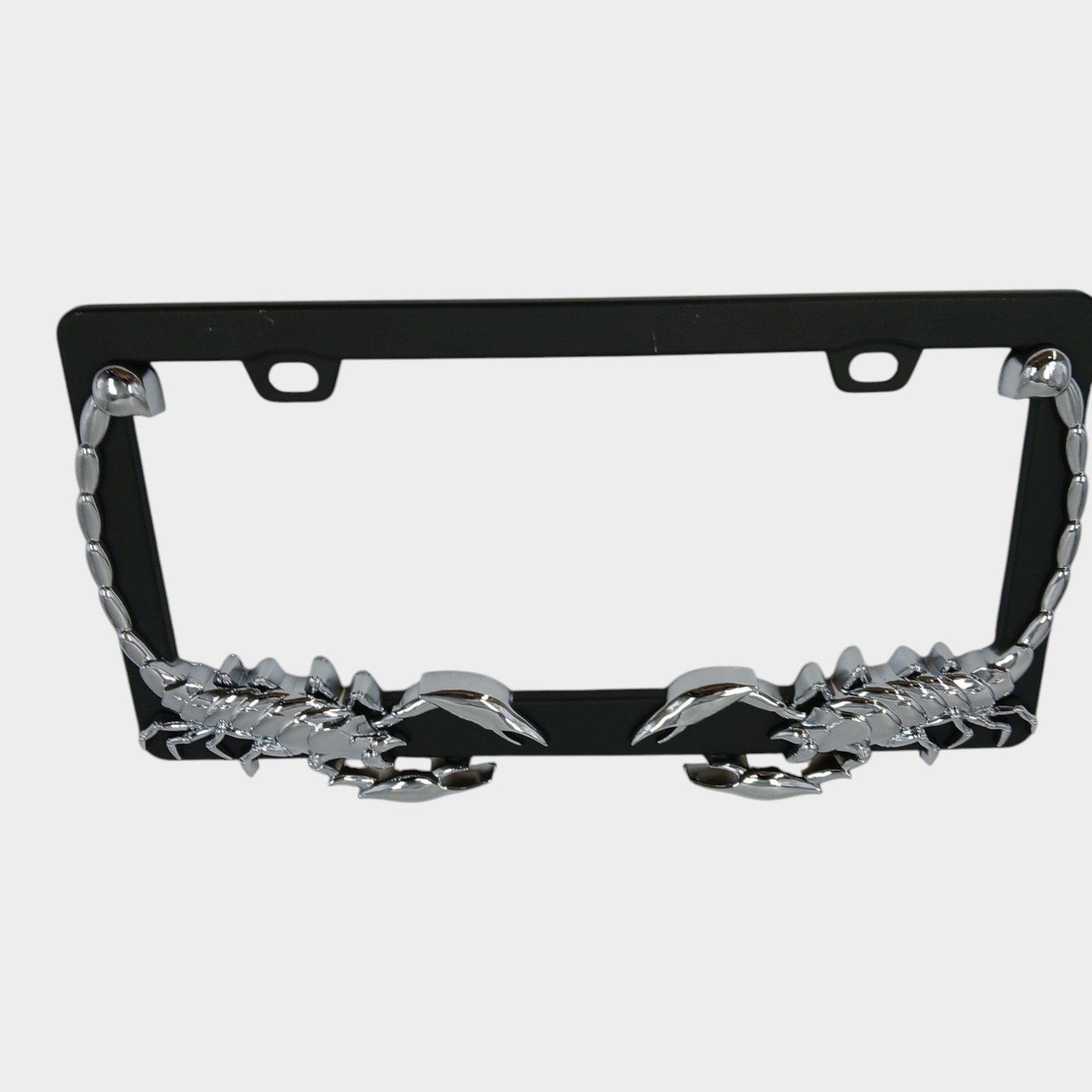 United Pacific Universal Die-Cast Metal Scorpion License Plate Frame Holder