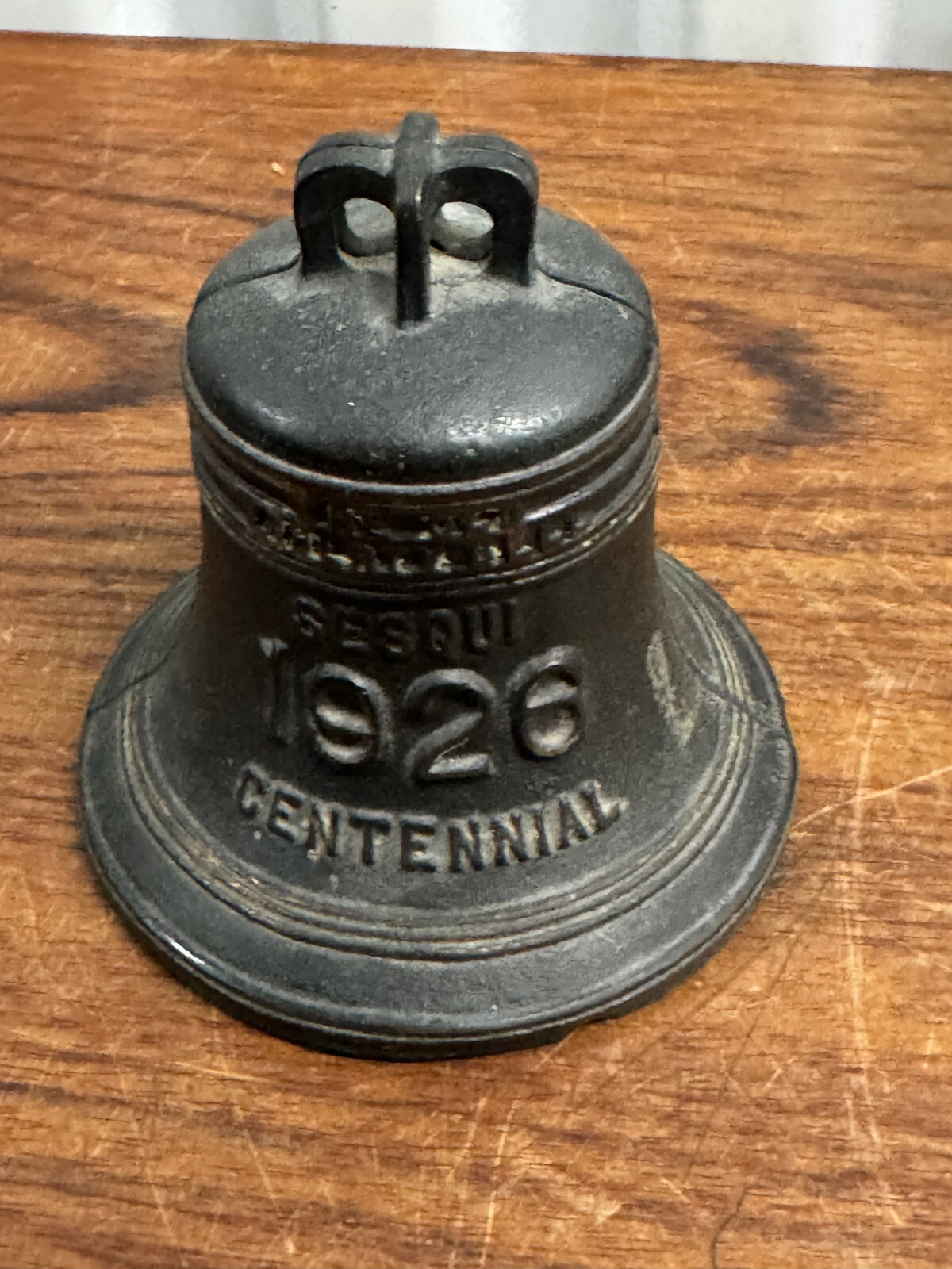 1776-1926 Sesquicentennial Antique Cast Iron Liberty Bell Still Bank