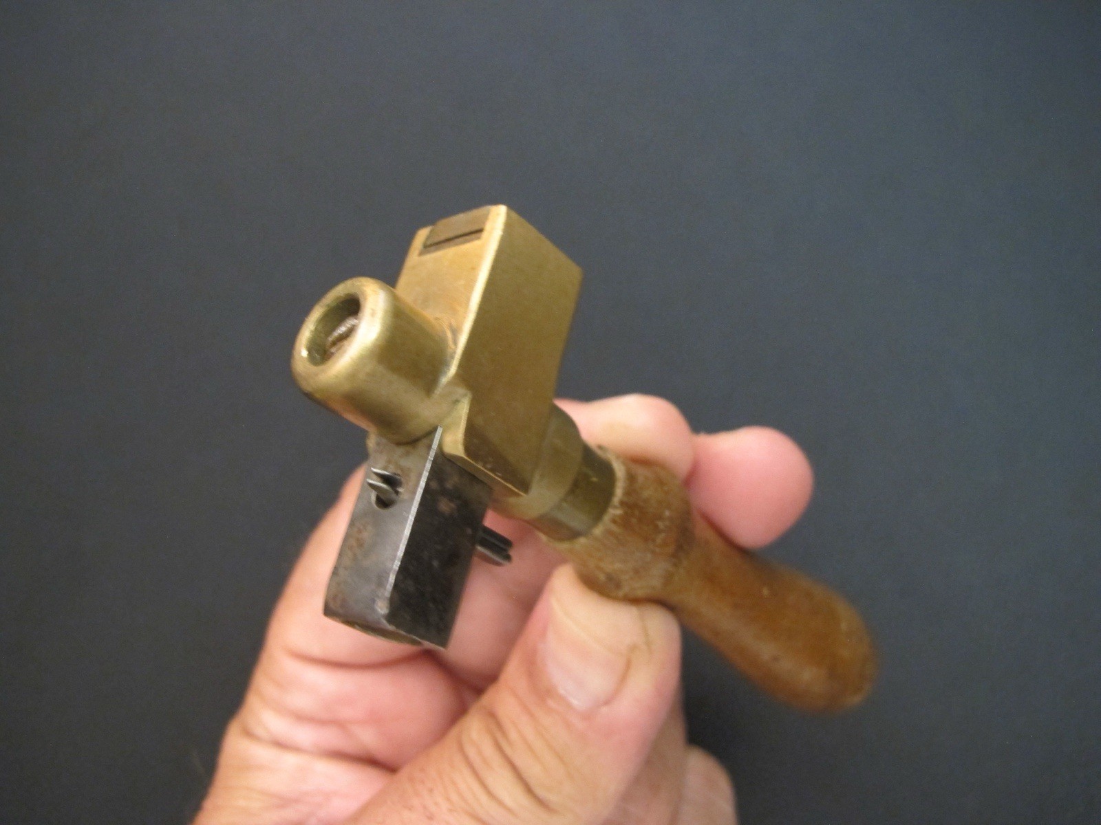 Old/Vtg Cobblers/Saddle makers Brass Adjustable Sole Edge Welt Trimmer Rare Tool