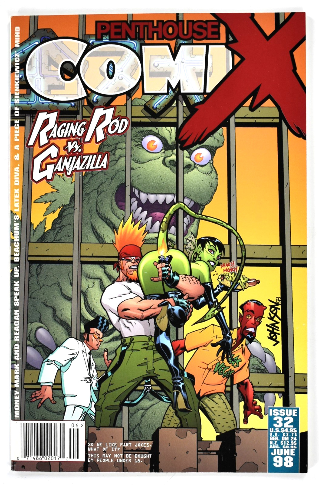 Penthouse Men\'s Adventure Comix Vol. 4 No. 5 #32 NEWSSTAND Edition (1998)
