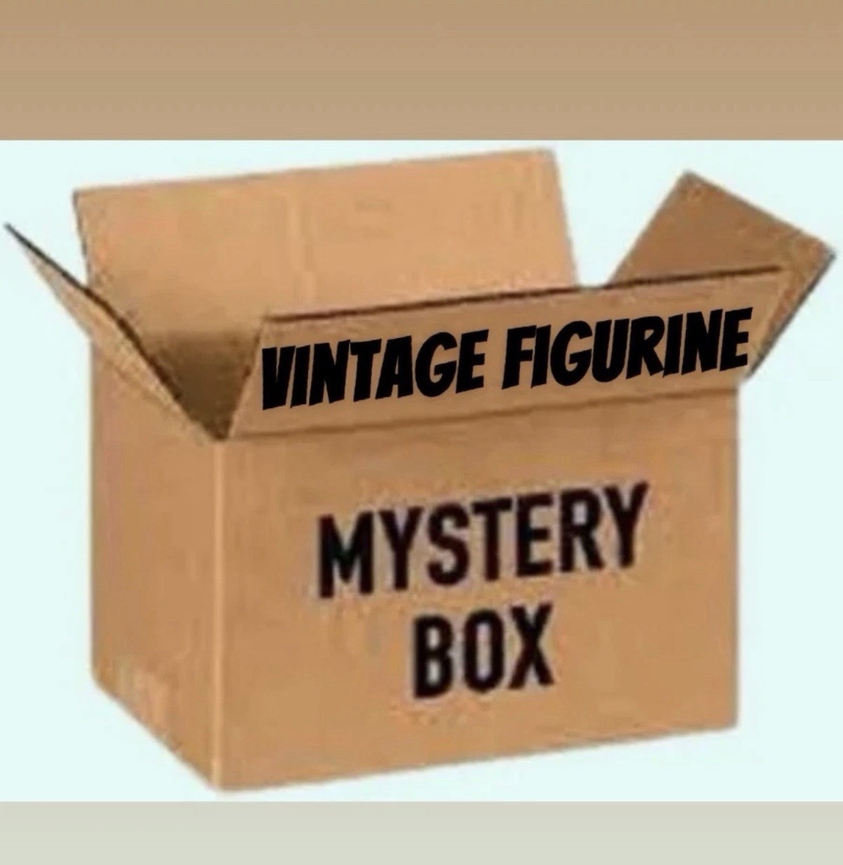 FUN Vintage 20 Figurine Mystery Box Assorted Box Porcelain Ceramic Resin