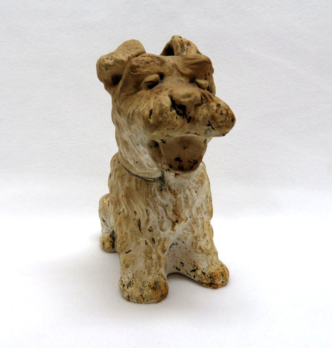 Vintage 1940\'s Chalkware Scottish Terrier Scottie Dog Figurine