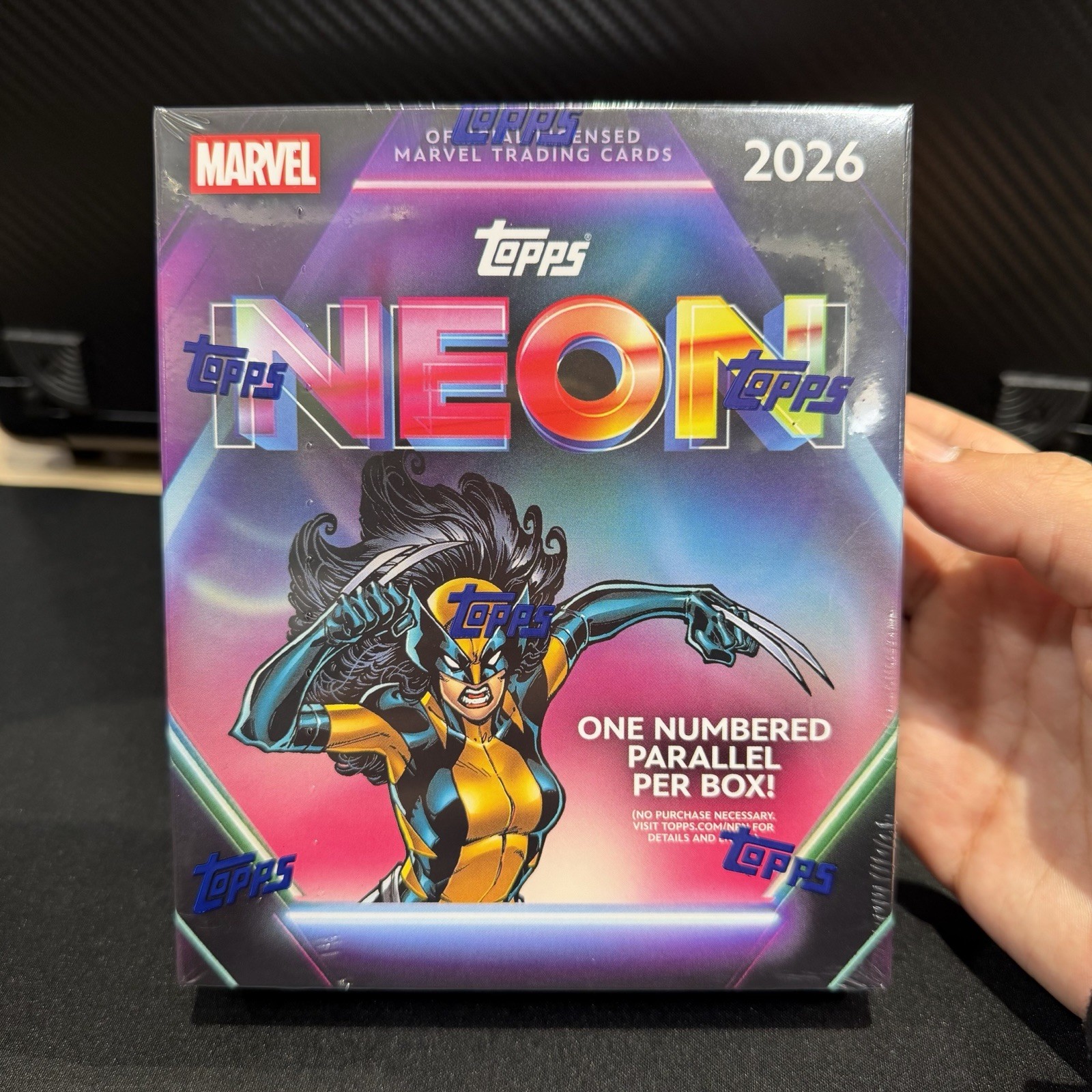 2026 Topps Neon Marvel Mega Box Brand New SHIPS NOW