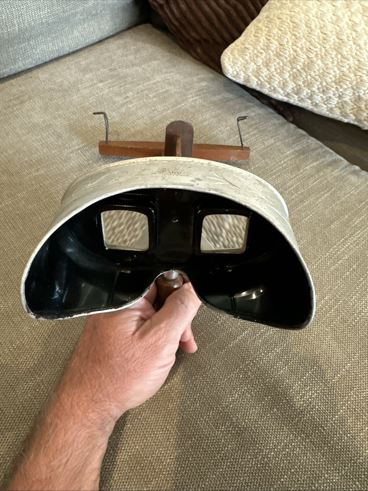 Vintage Americana UNDERWOOD SUNSCULPTURE  STEREOSCOPE NEW YORK NY USA Pat.1901