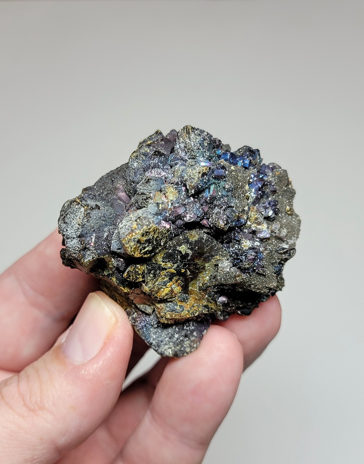 Beautifully Iridescent Sphalerite - Tri State Mining District circa 1950\'s