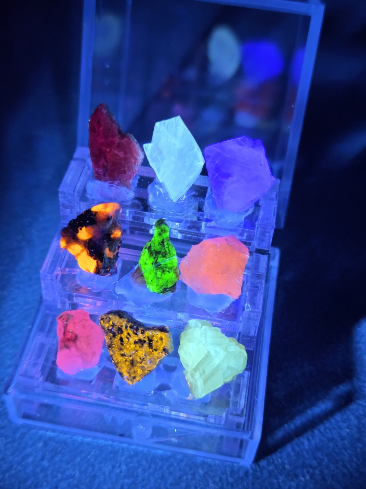 World\'s Smallest Fluorescent Mineral Collection
