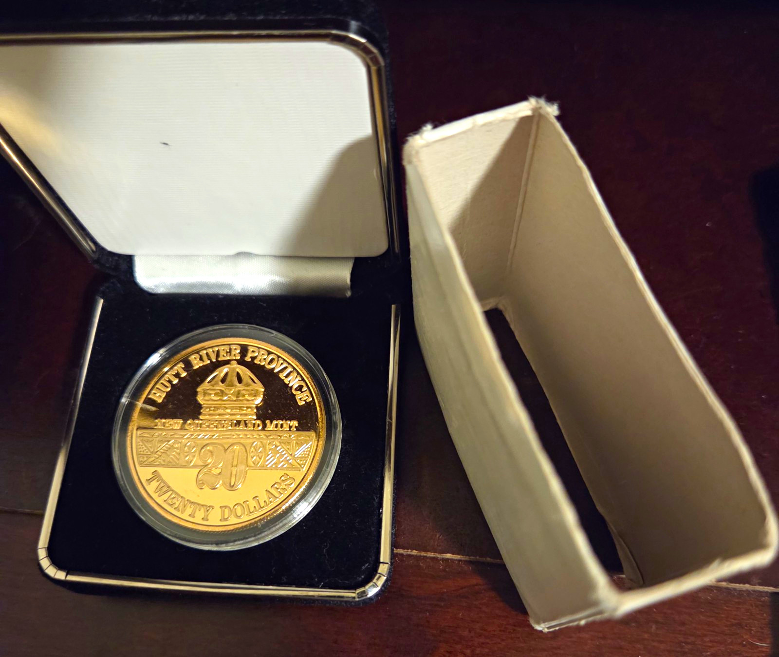 Desert Storm 1991 Liberty Militaria Challenge Coin Hutt River Province $20
