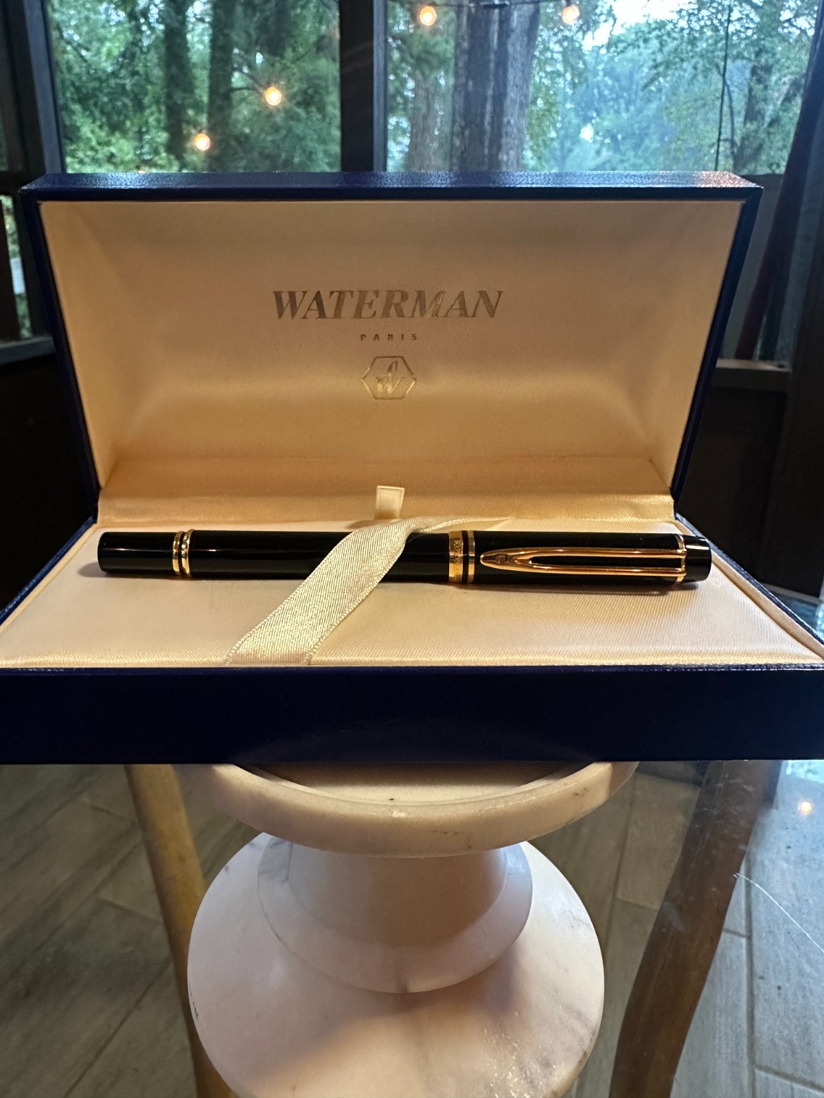 Waterman Man 100 Fountain Pen 18k gold nib- New/Old Stock