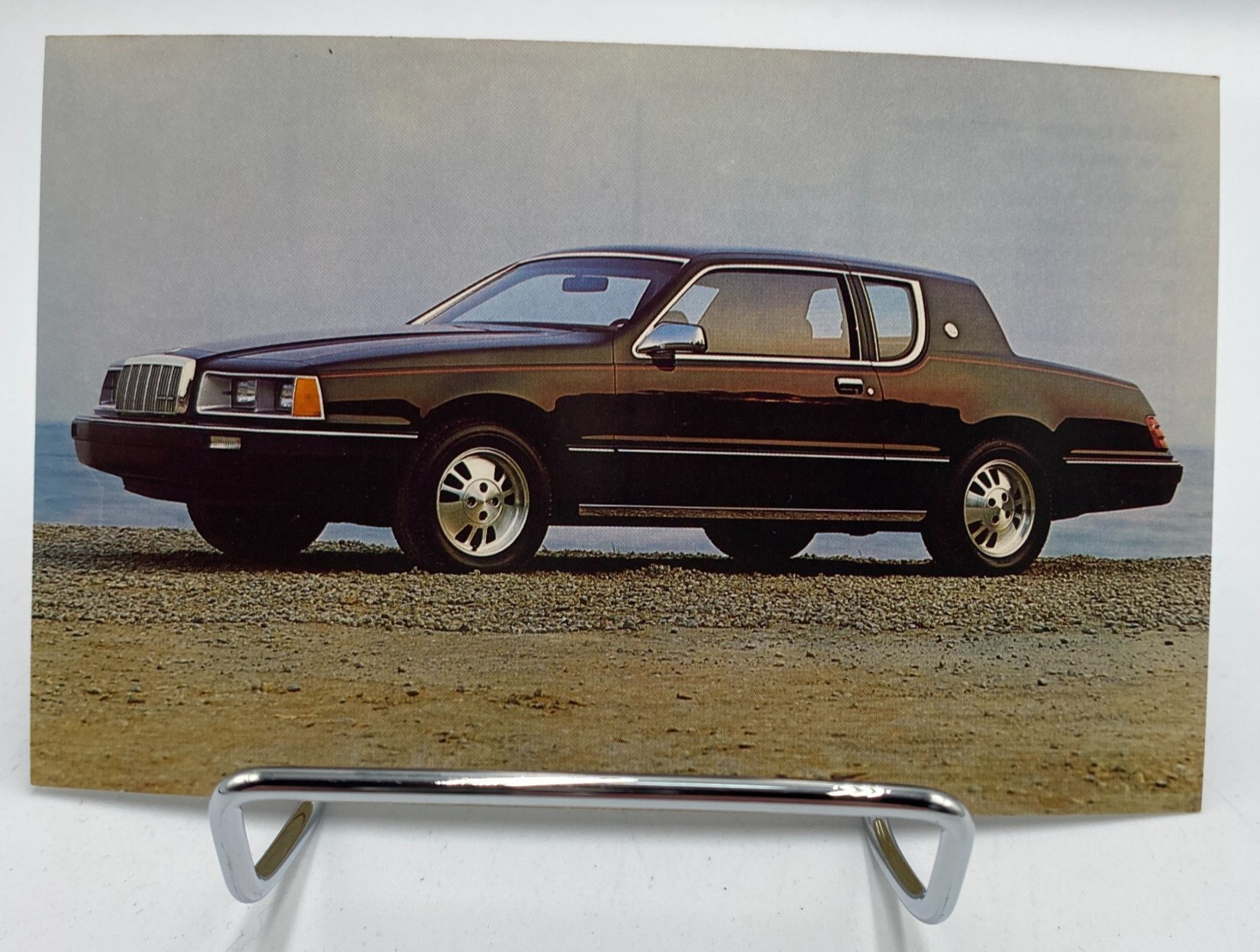 Vtg 1984 Mercury Cougar Dealer New Car Advertisement Sales Card