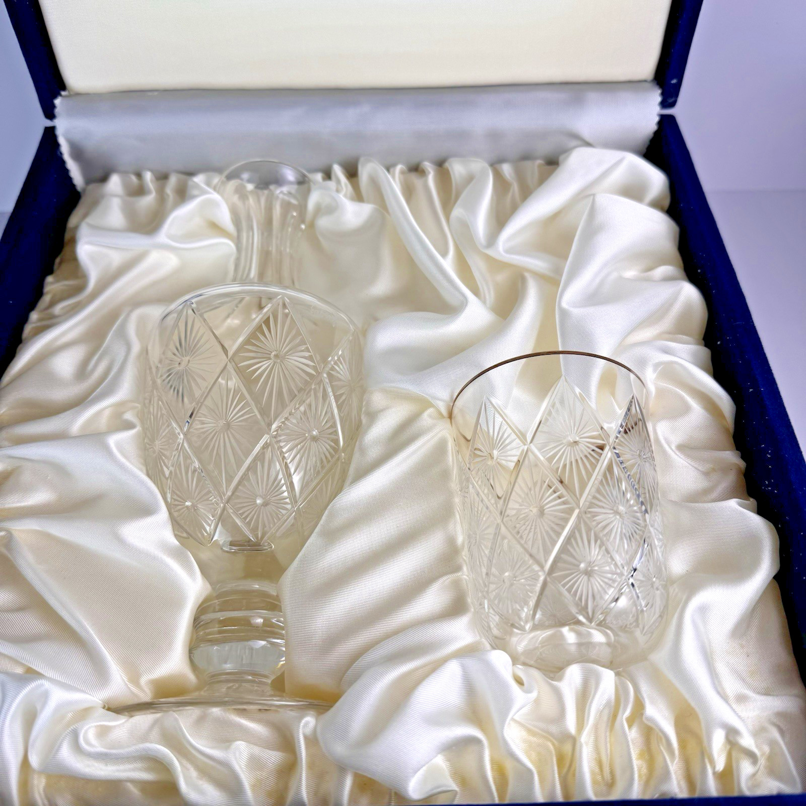 Faberge Coronation Carafe Set in Velvet Box w Papers VERY RARE & FAST SHIP