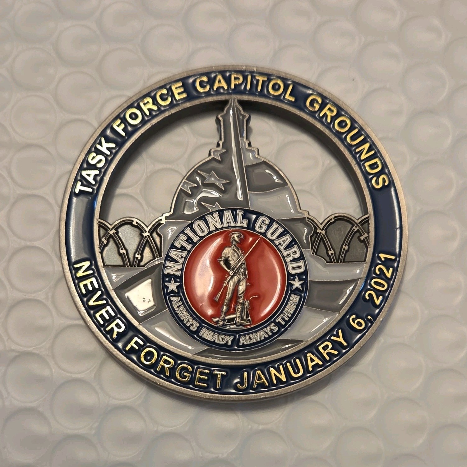 United States Capitol Police & National Guard Task Force Challenge Coins