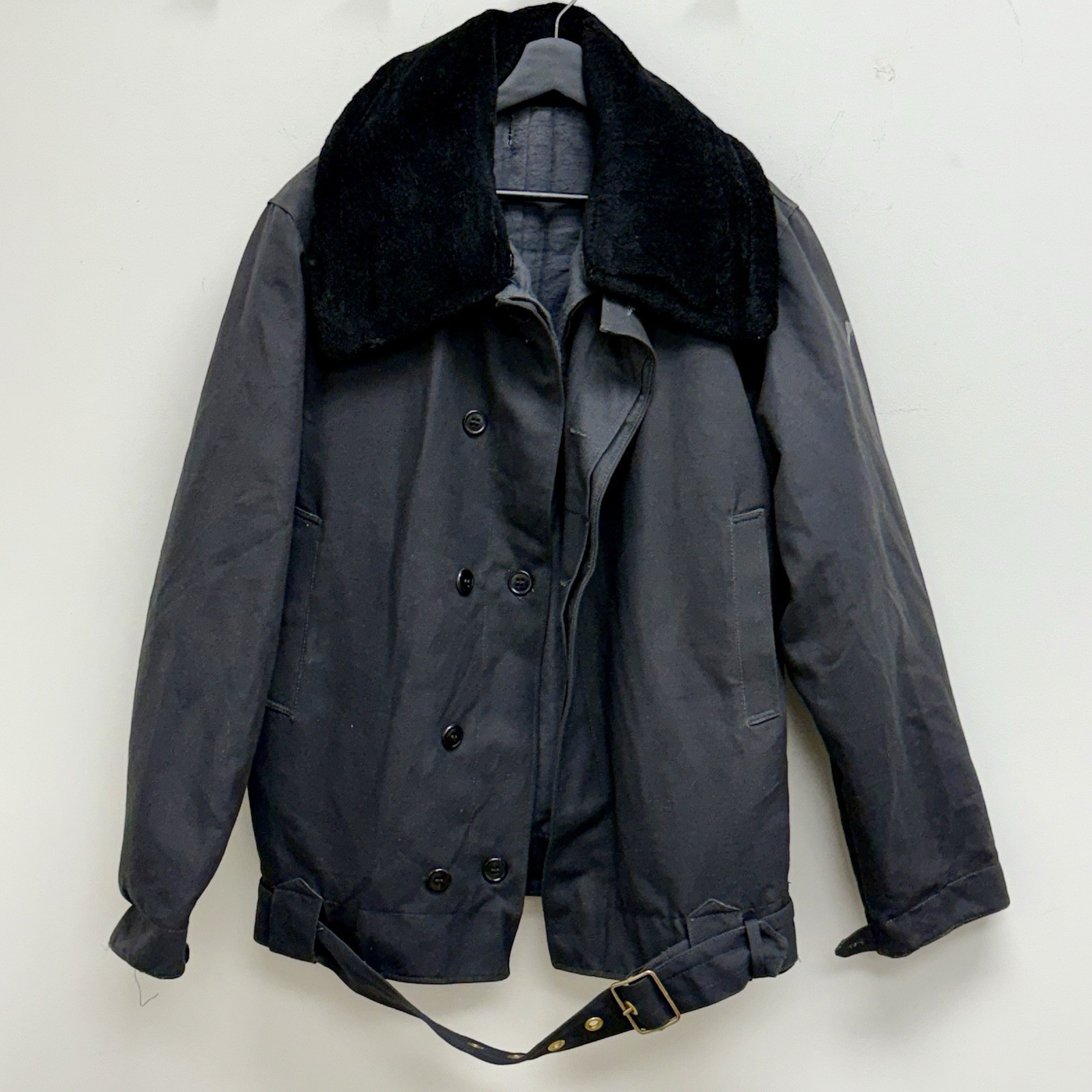 Vintage Cold War 1960s Soviet Armor Tanker Jacket Lined